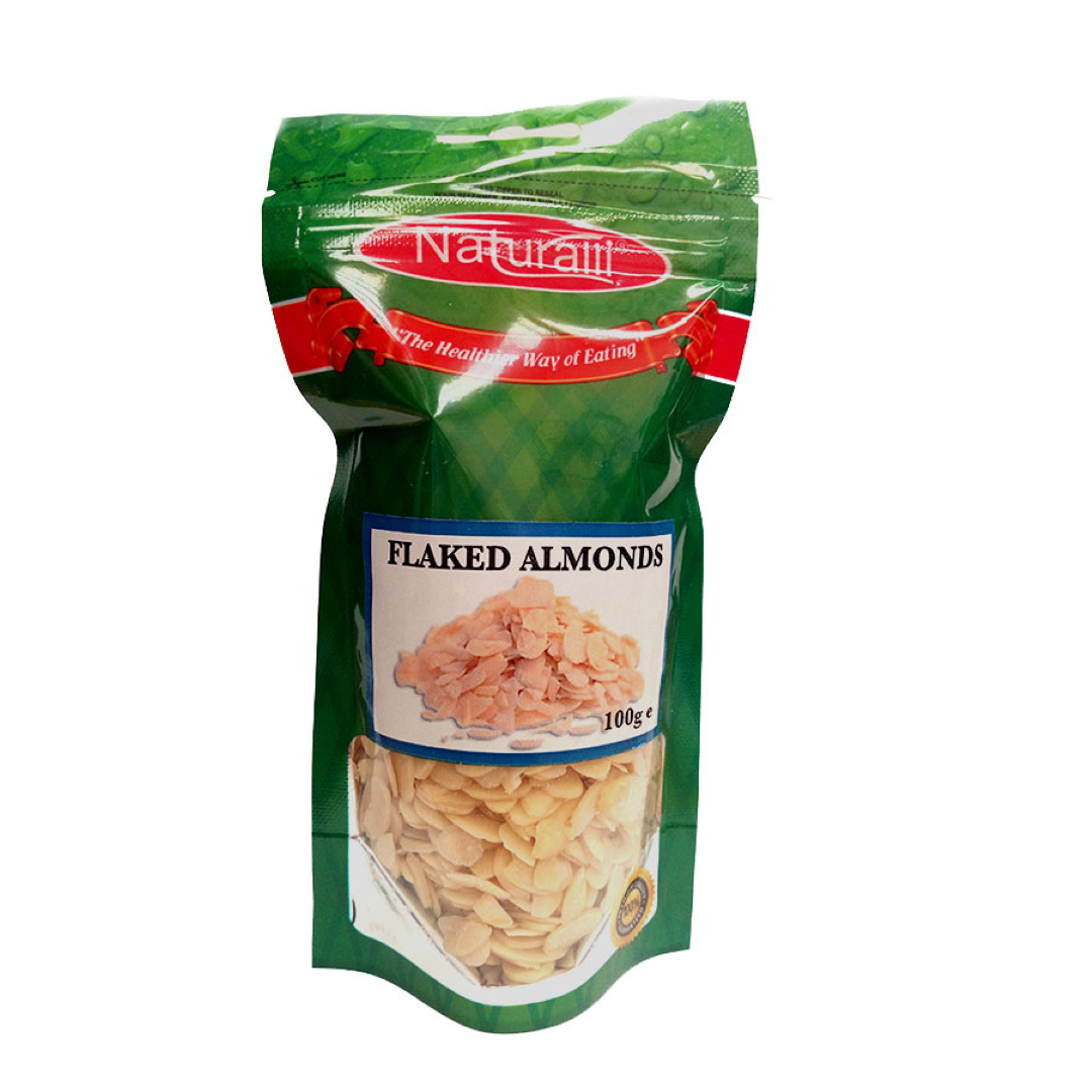 NATURALLI FLAKED ALMONDS 100G